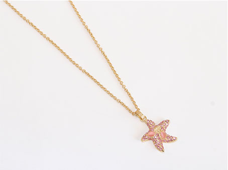 Pink star neck chain