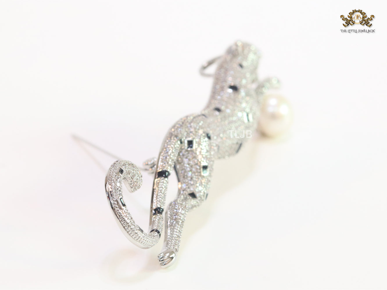 Panther Diamond Studded Brooch