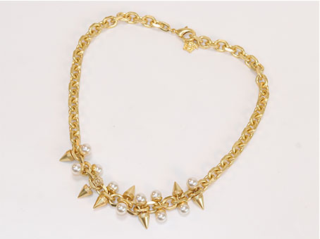 Pearl studs link chain