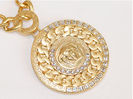 Medusa coin pentant