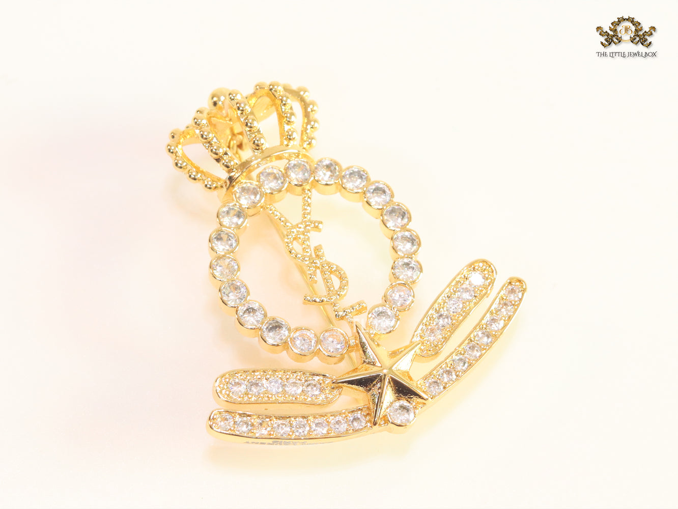 Alphabet Y, S & L Brooch