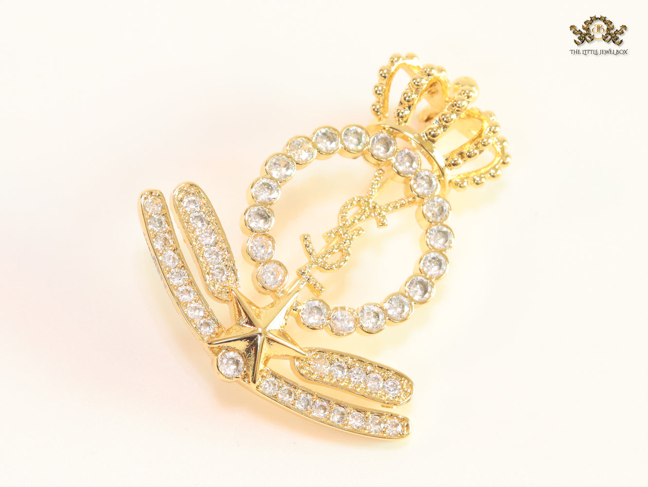 Alphabet Y, S & L Brooch