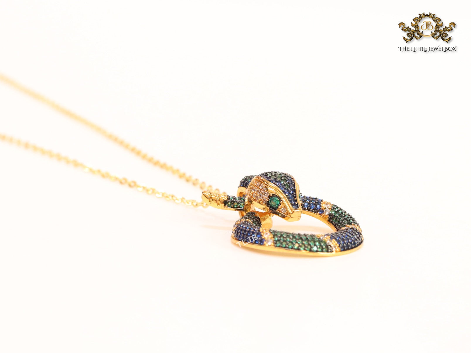 Round snake chain with CZ