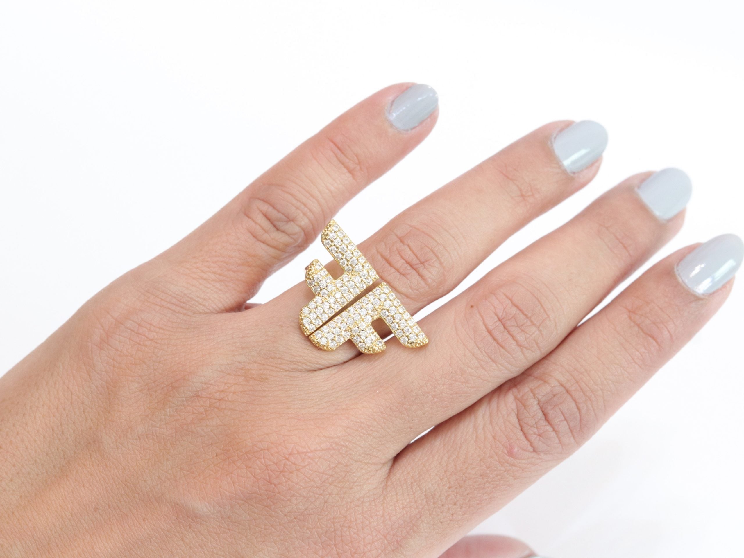 The Playful Alphabet F Ring