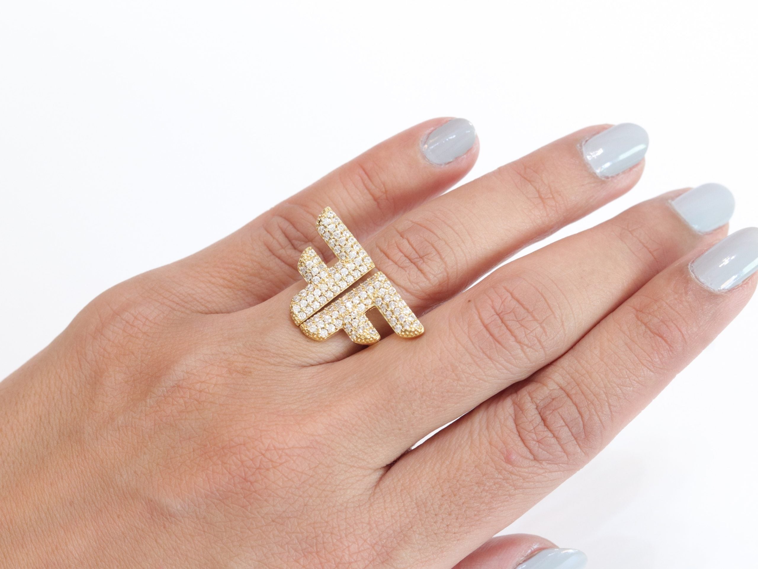 The Playful Alphabet F Ring