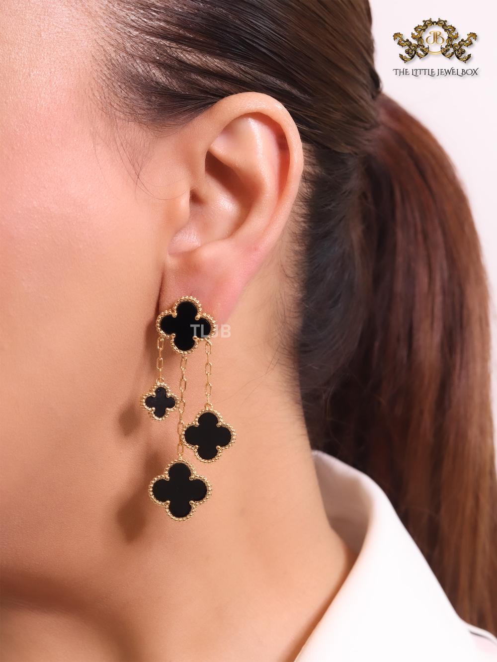 Black Clover danglers 4 petals