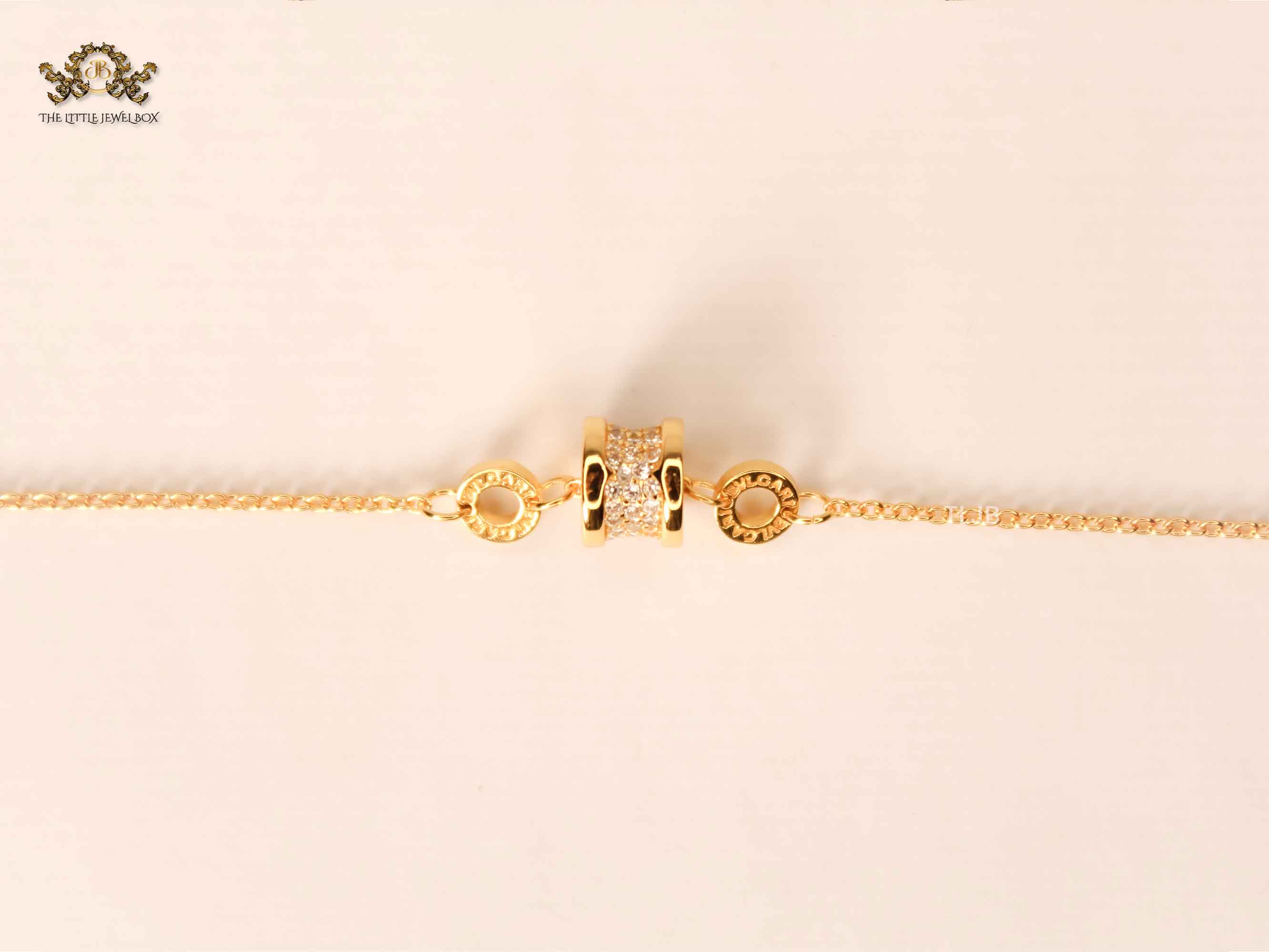 alphabet bvl golden sleek Axis Bracelet