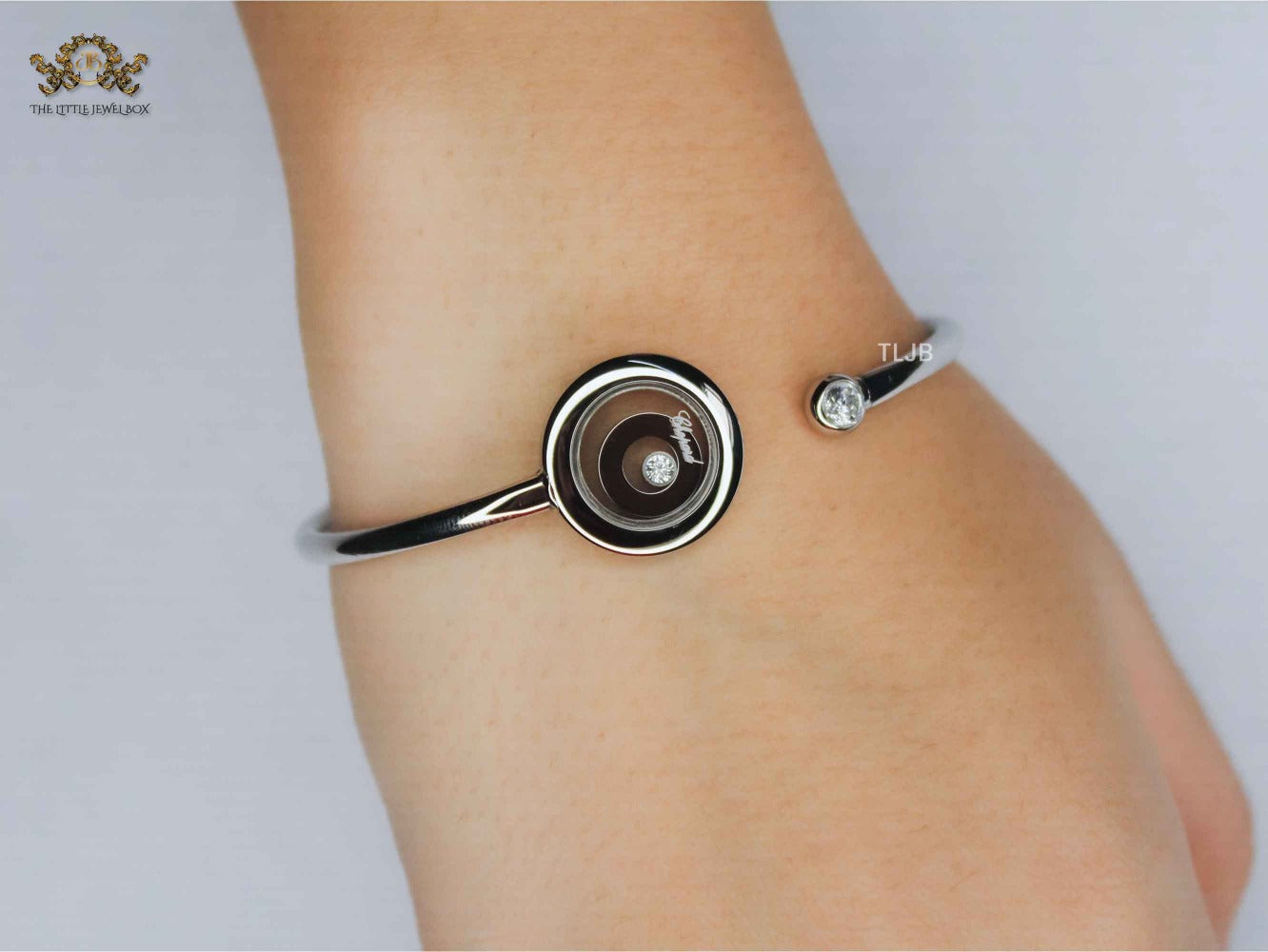 Platinum Orbit Cuff CHPRD bracelet