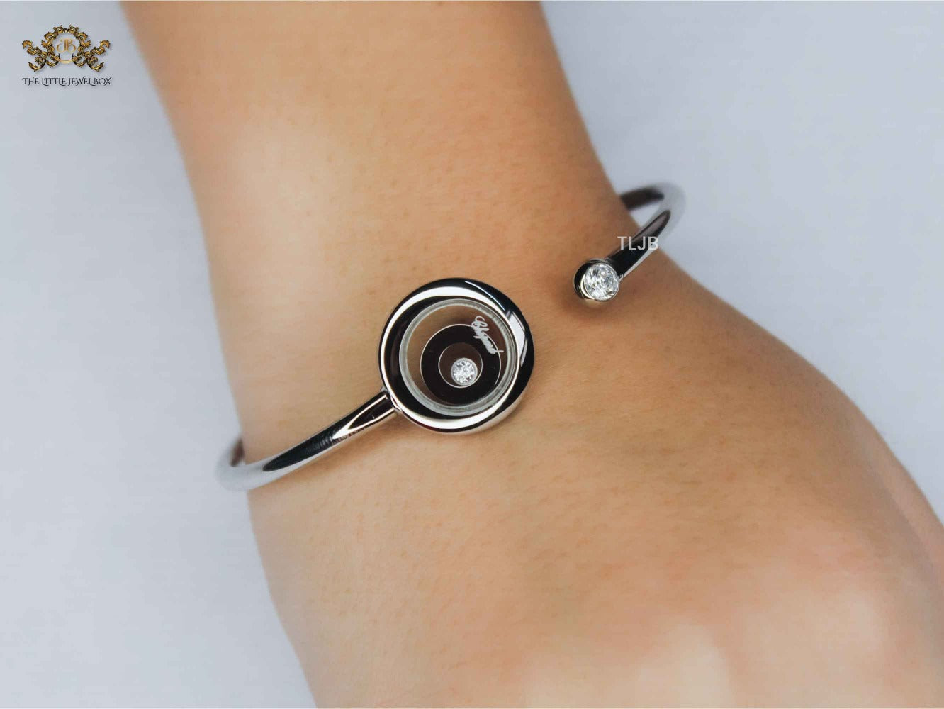Platinum Orbit Cuff CHPRD bracelet