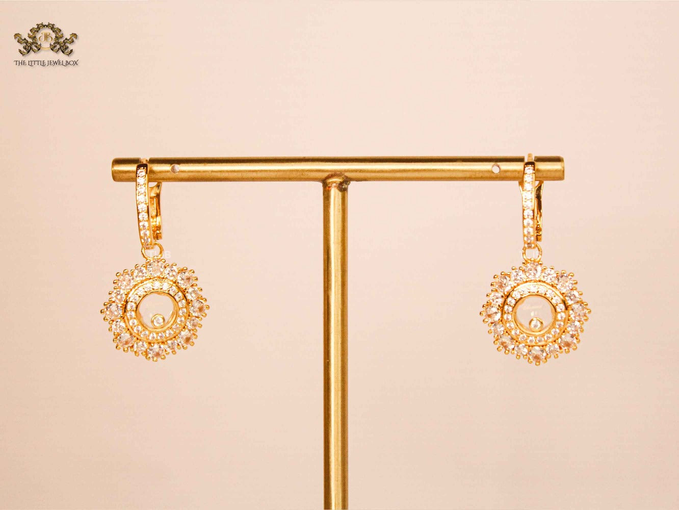 Alphabet CHPD Radiant Gold Bloom Earrings CHPD