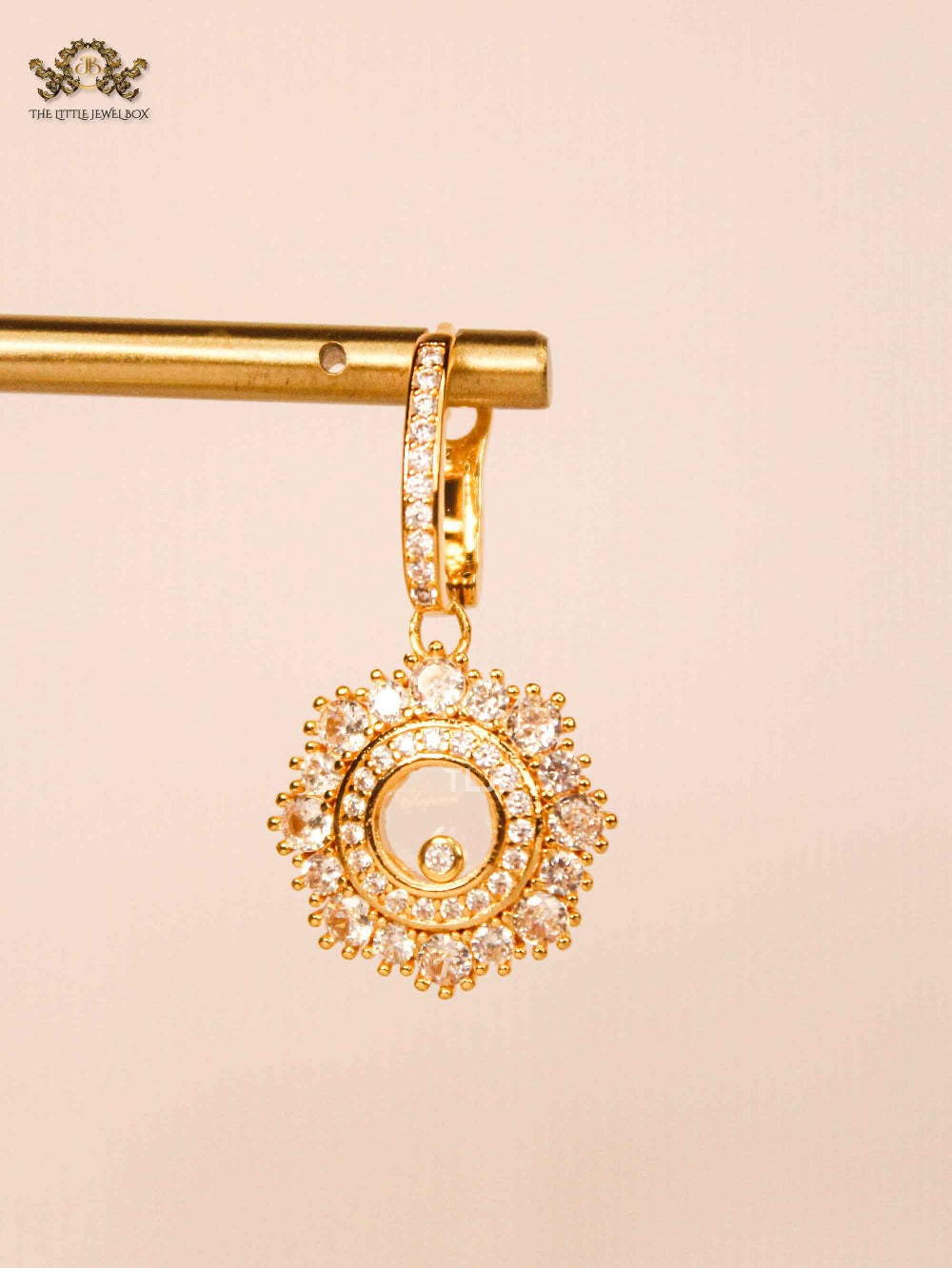 Alphabet CHPD Radiant Gold Bloom Earrings CHPD