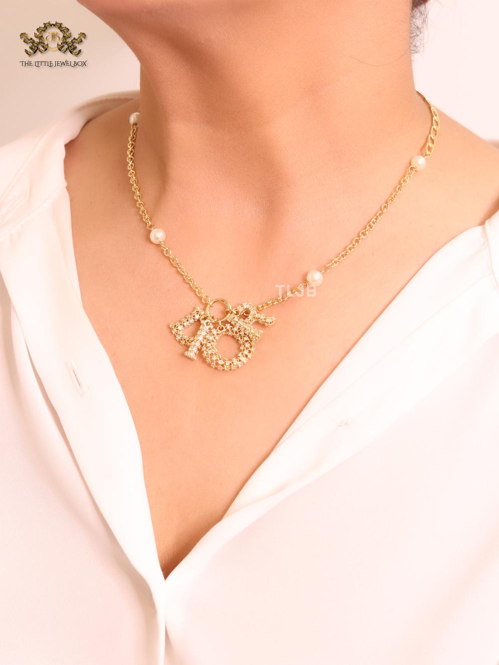 Alphabet CD charms chain