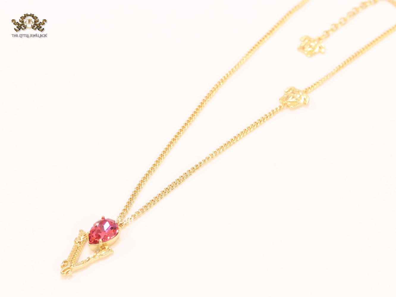 Medusa gold cz chain