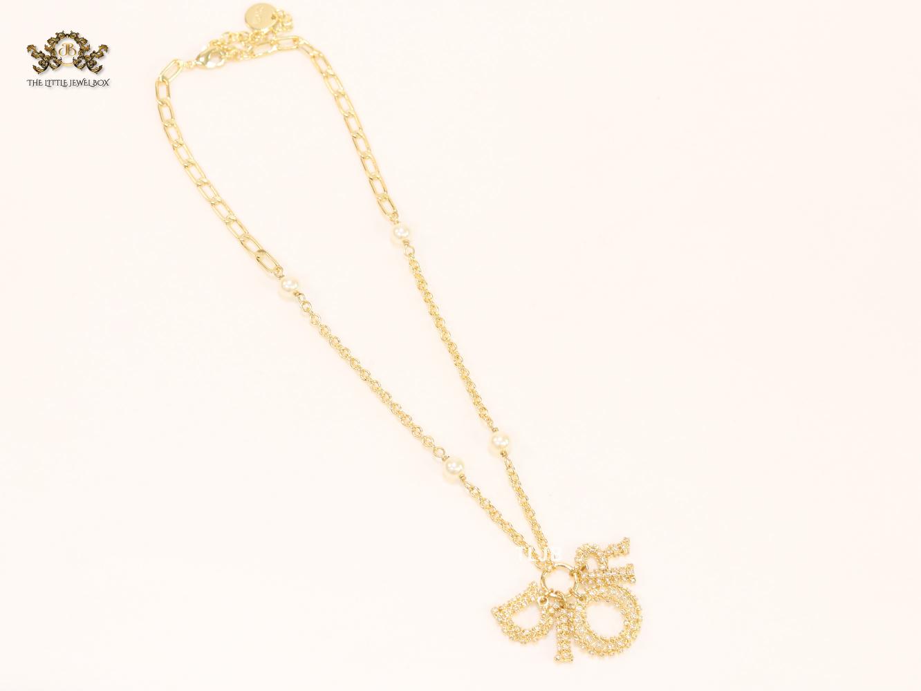 Alphabet CD charms chain