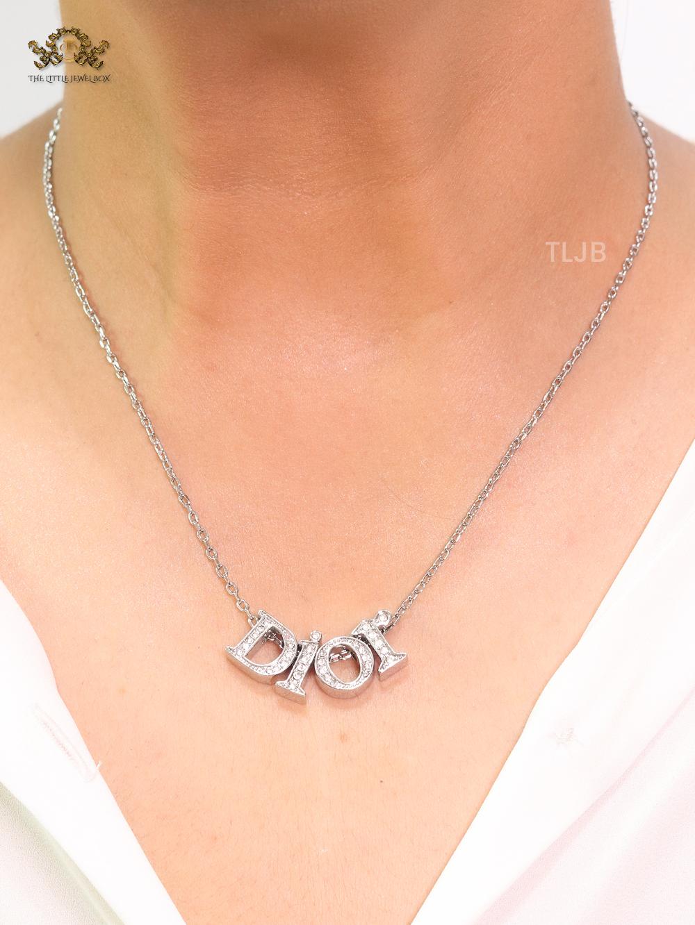 Alphabet CD sleek platinum plated charms chain