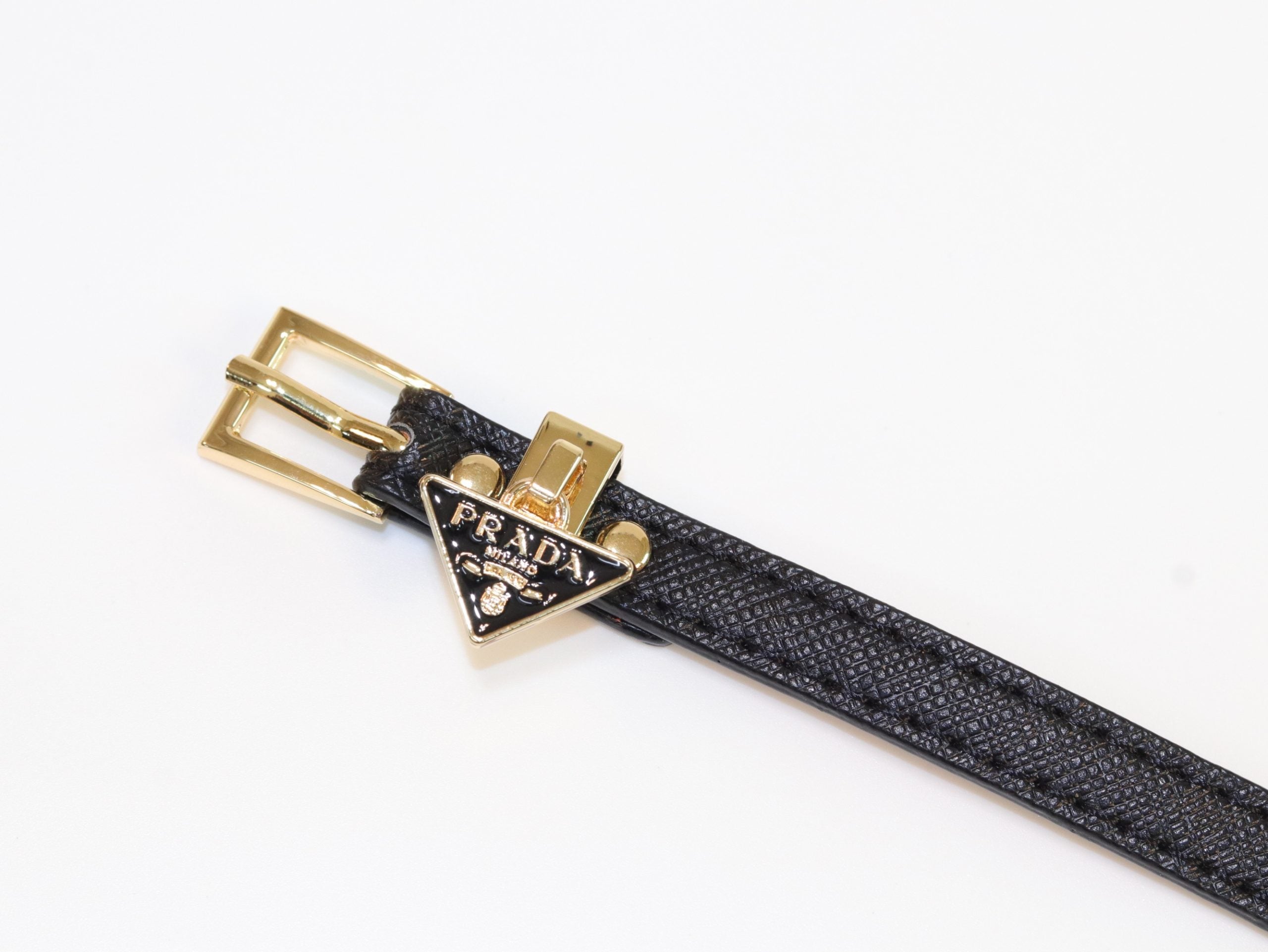 Black belted bracelet