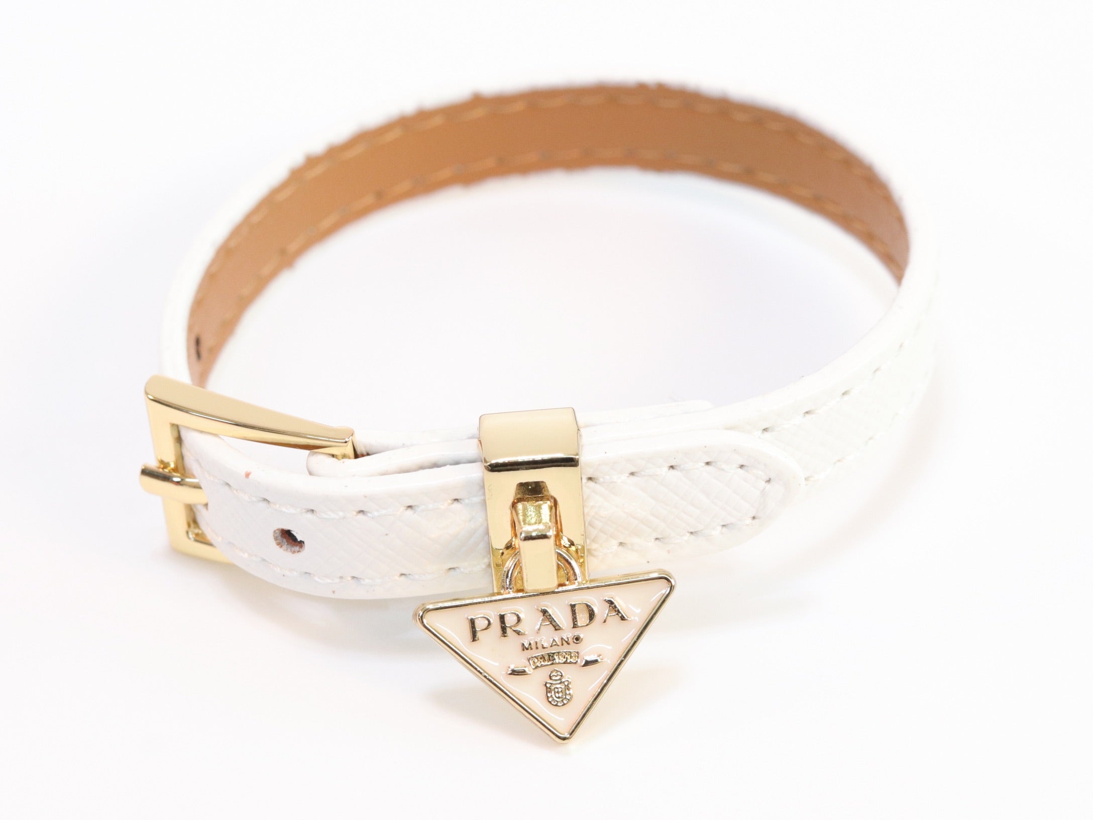 White belted bracelet