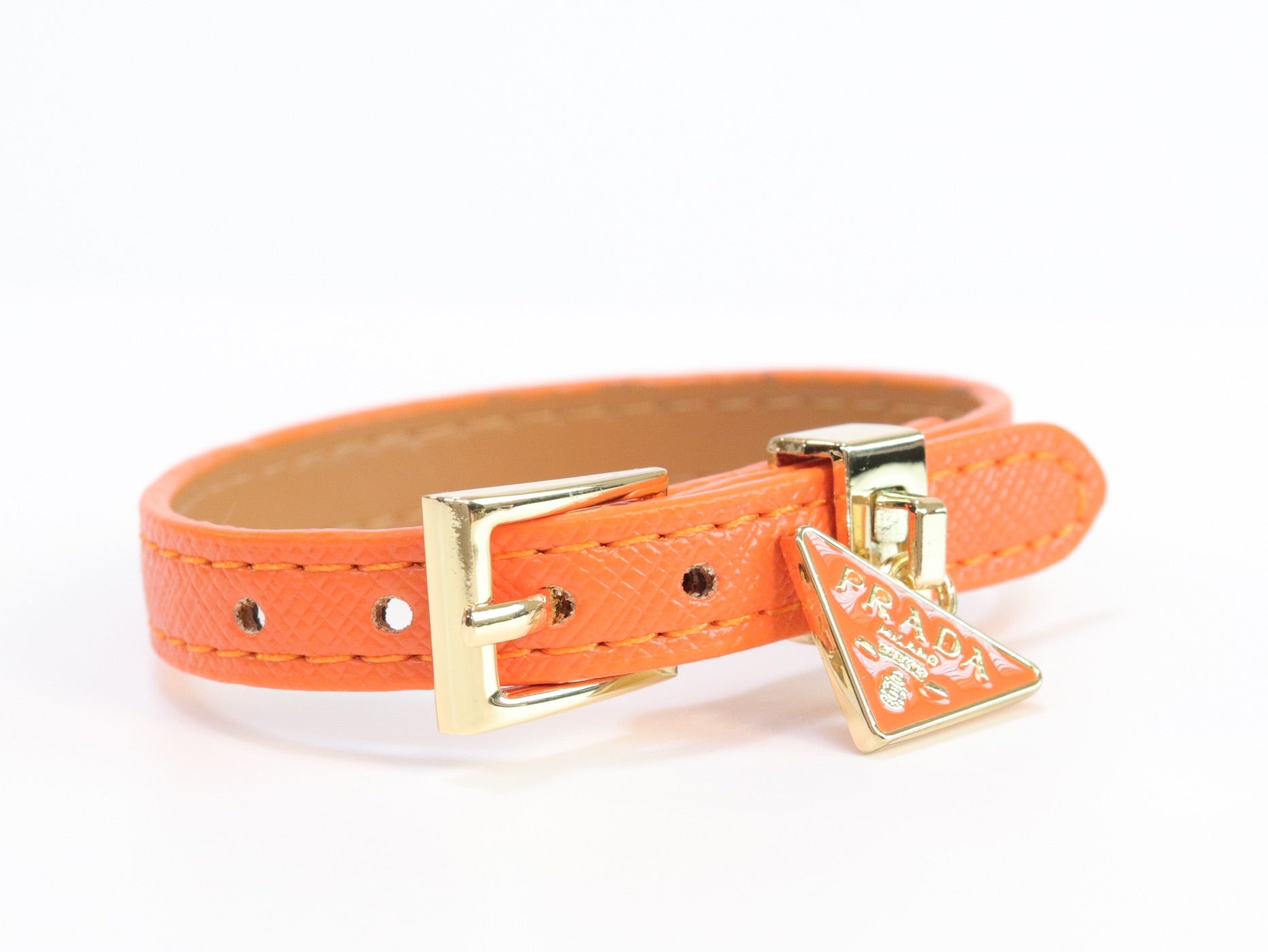 Orange belted bracelet