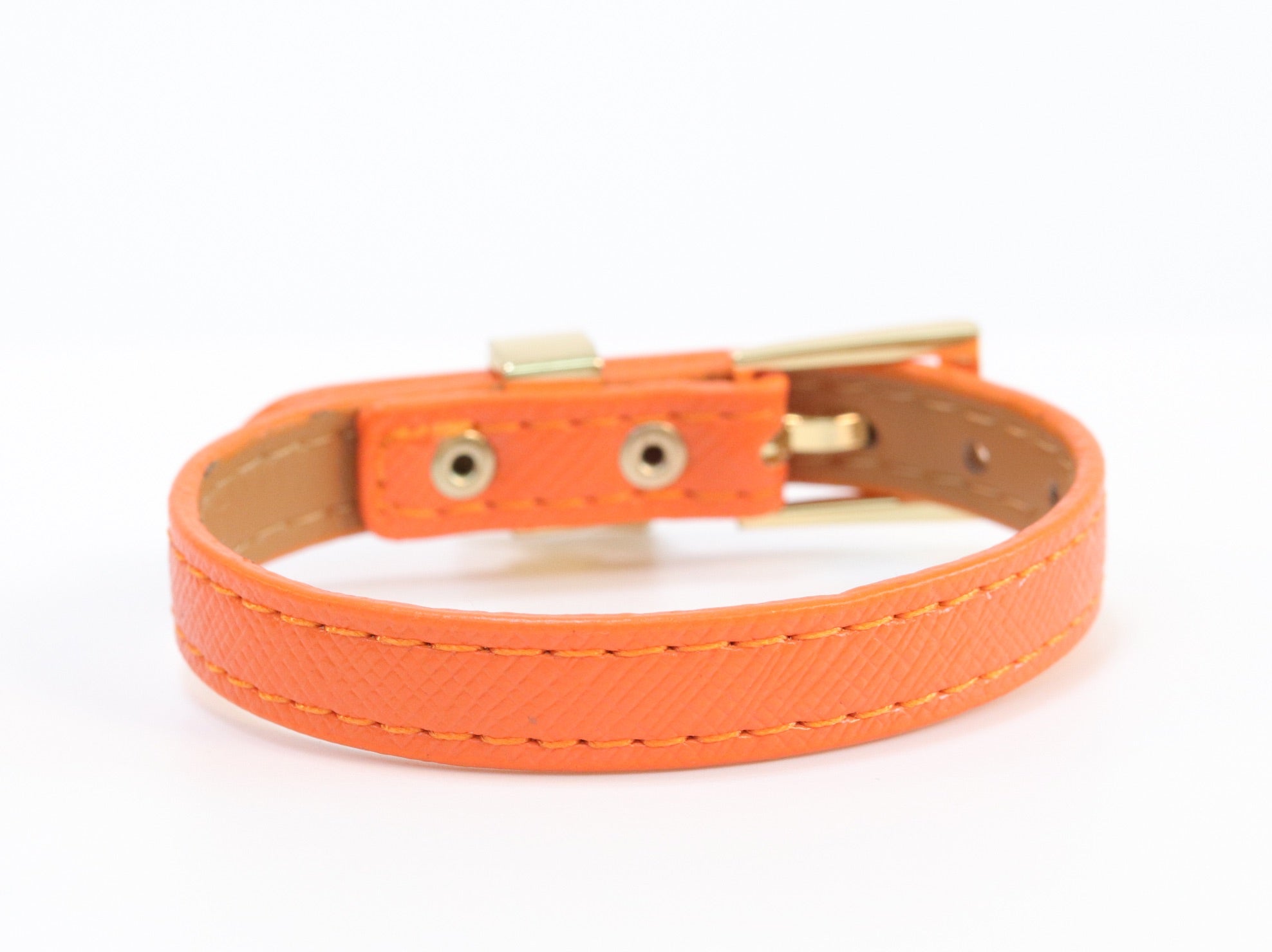 Orange belted bracelet