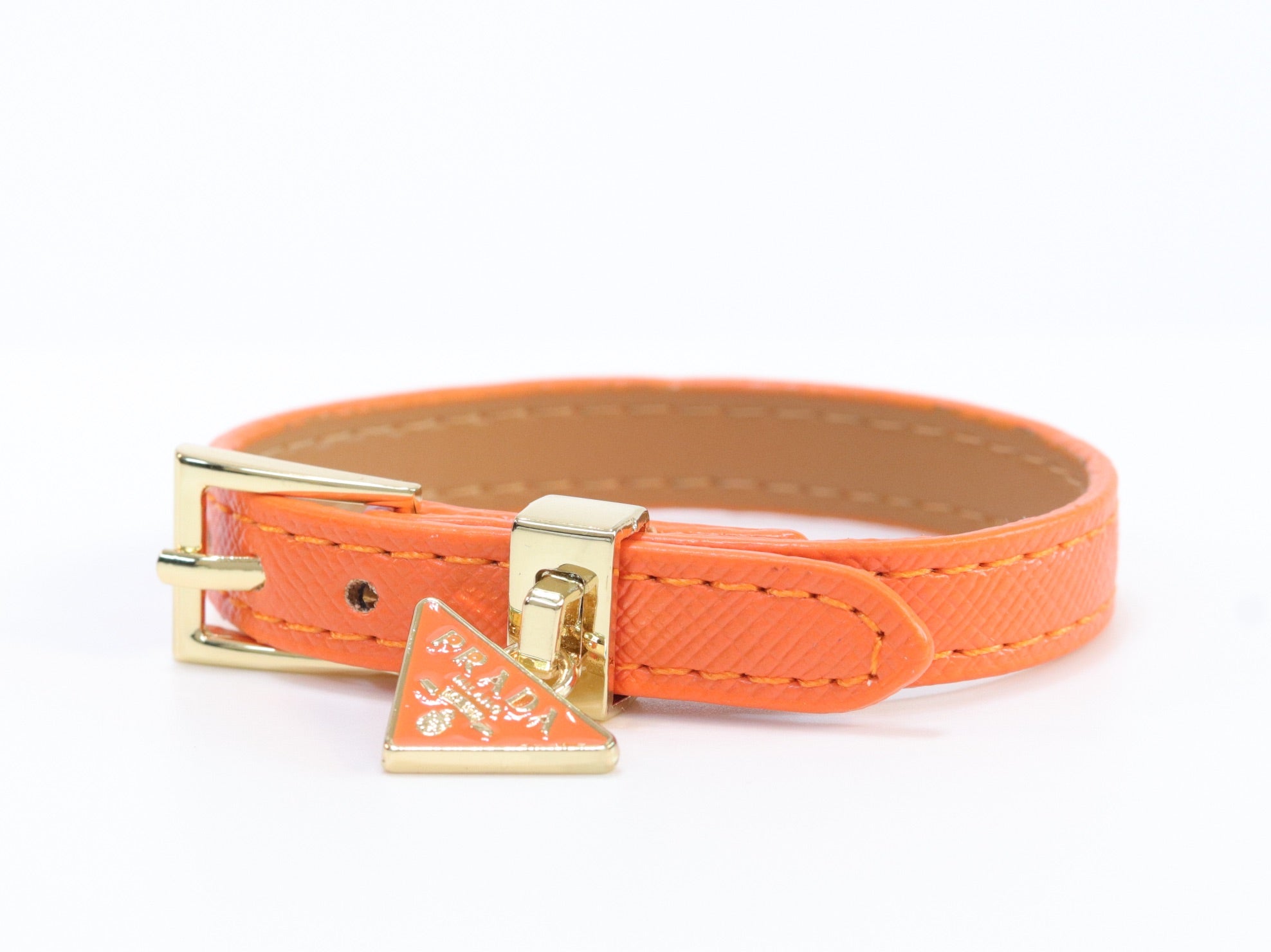 Orange belted bracelet