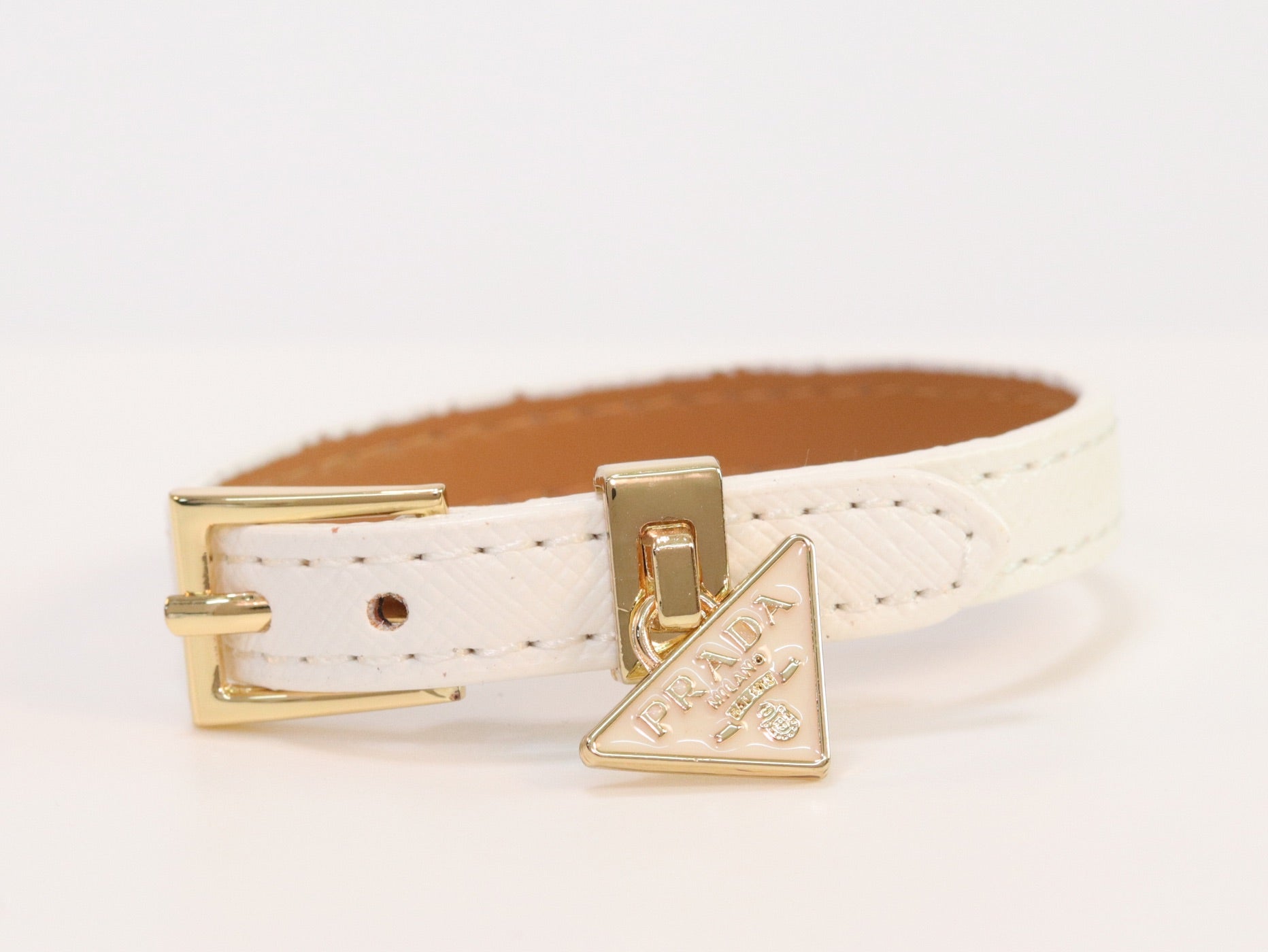 White belted bracelet
