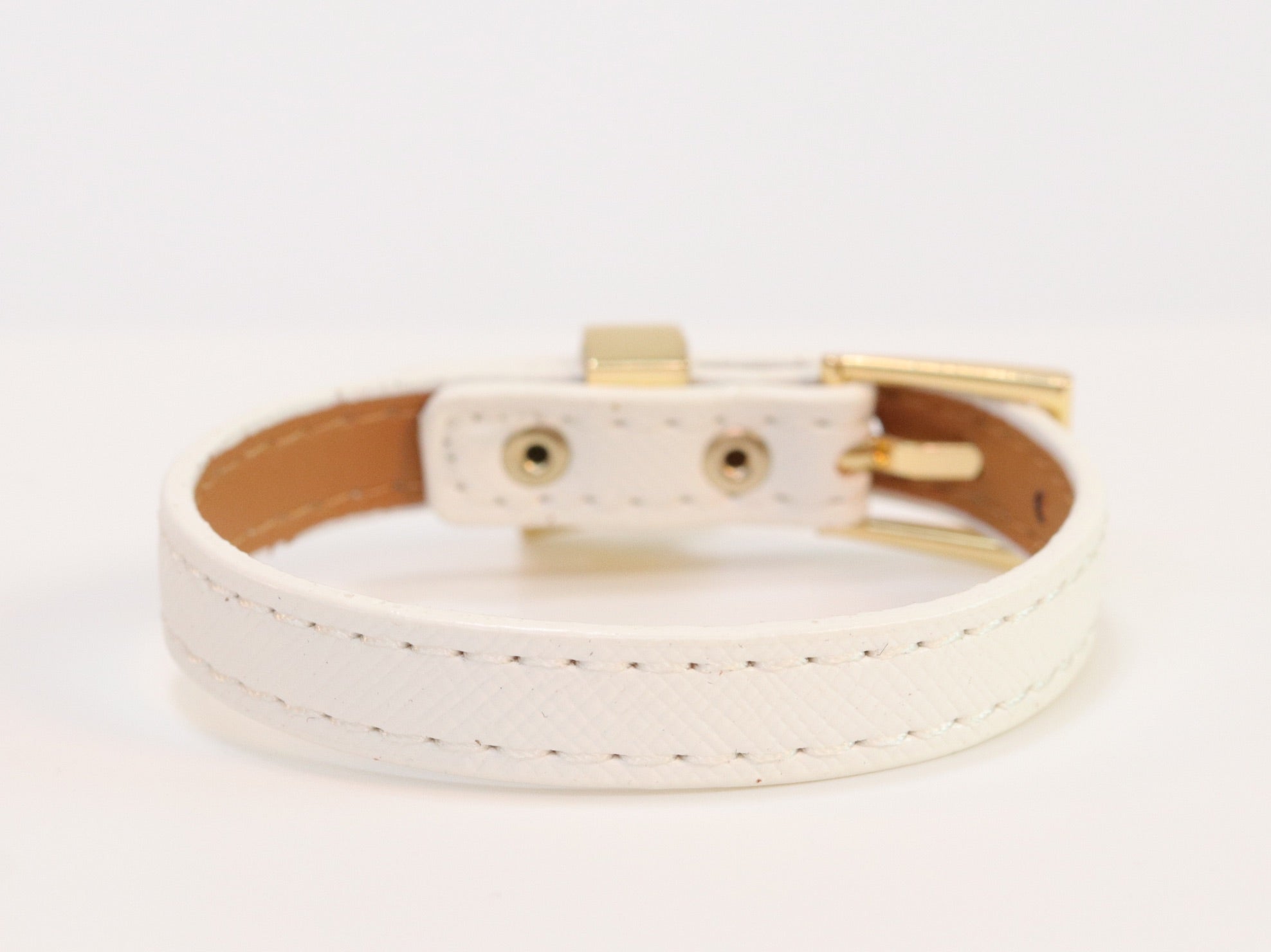 White belted bracelet