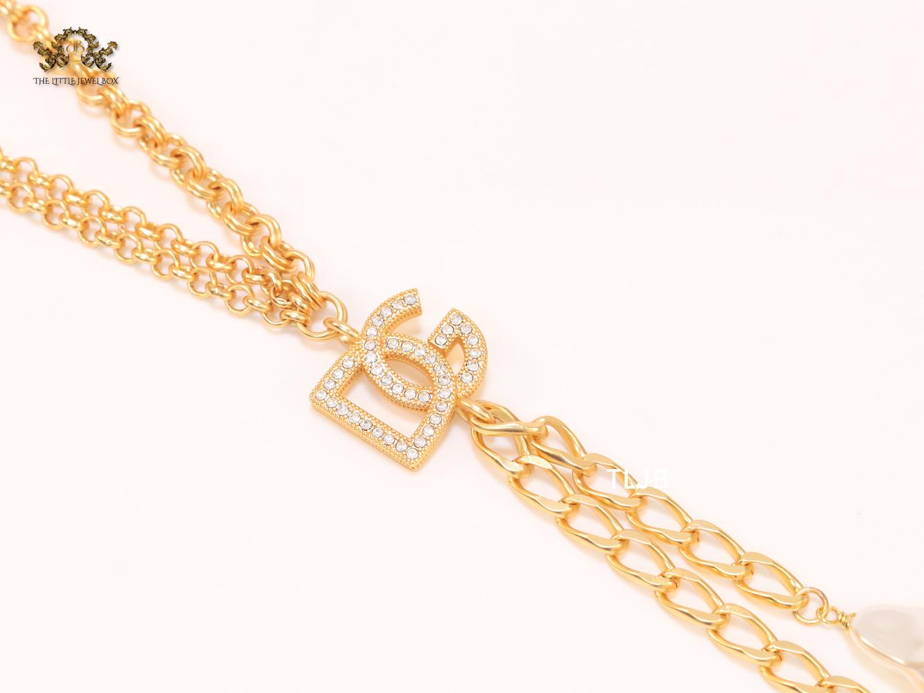 Alphabet D & G sleek chain