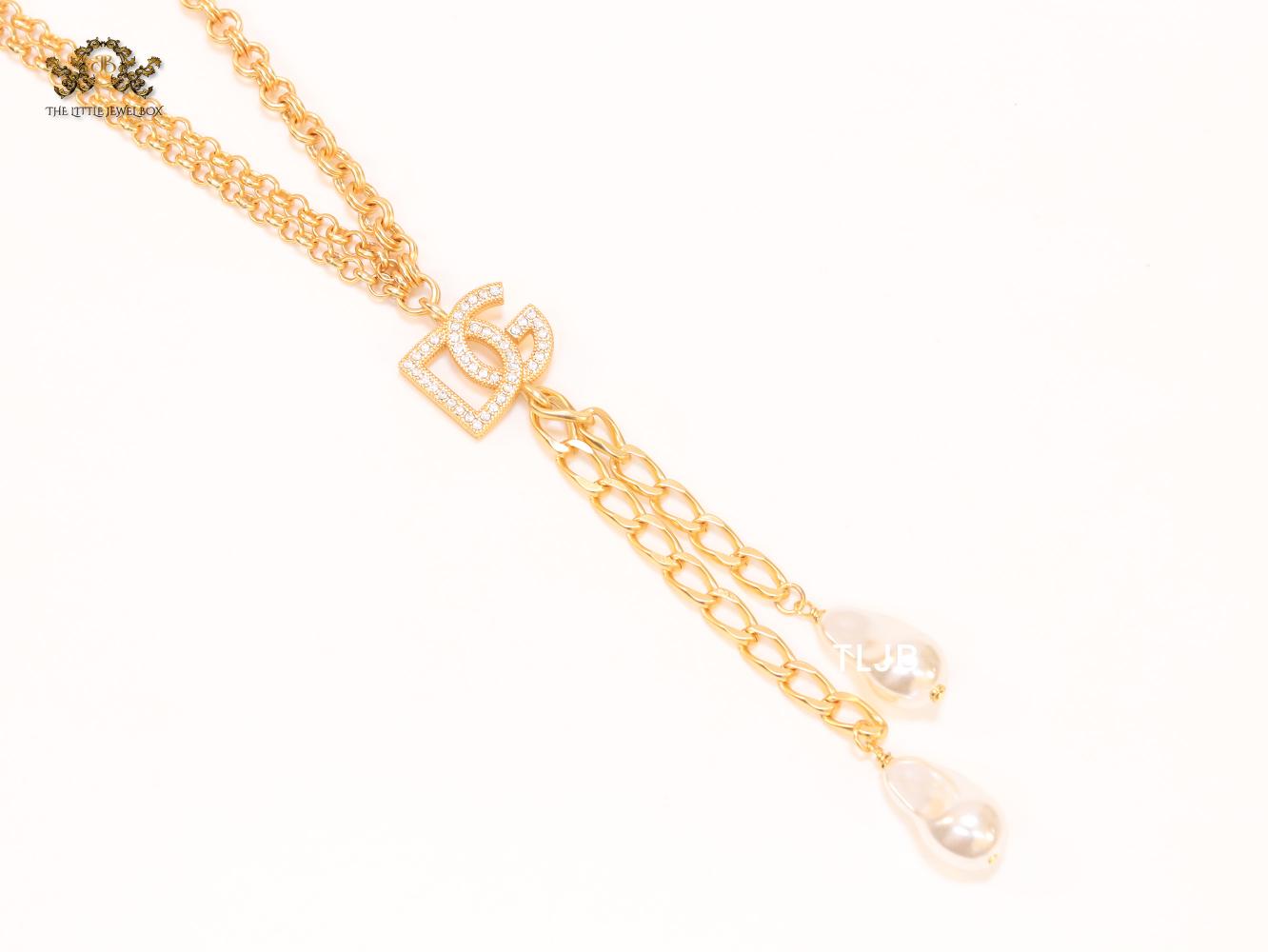 Alphabet D & G sleek chain