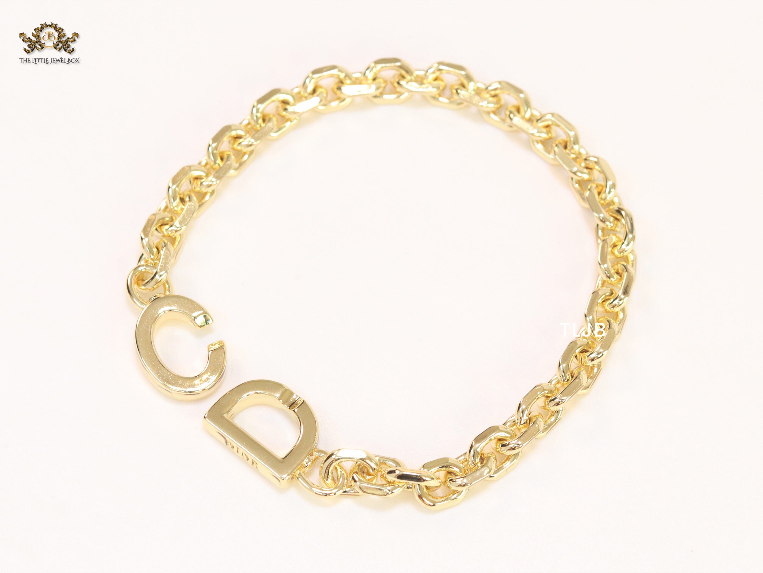 Alphabet CD lock bracelet