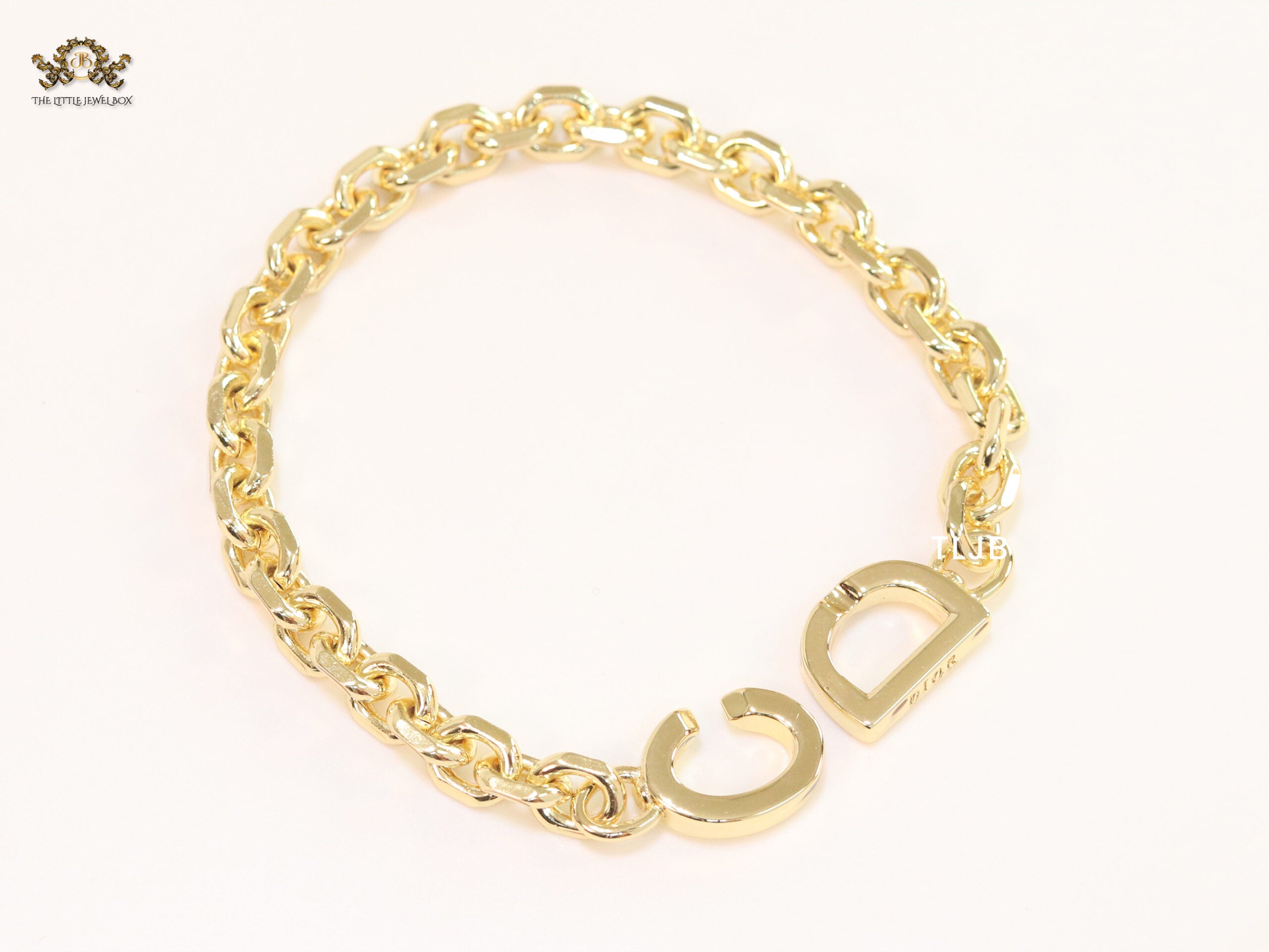 Alphabet CD lock bracelet