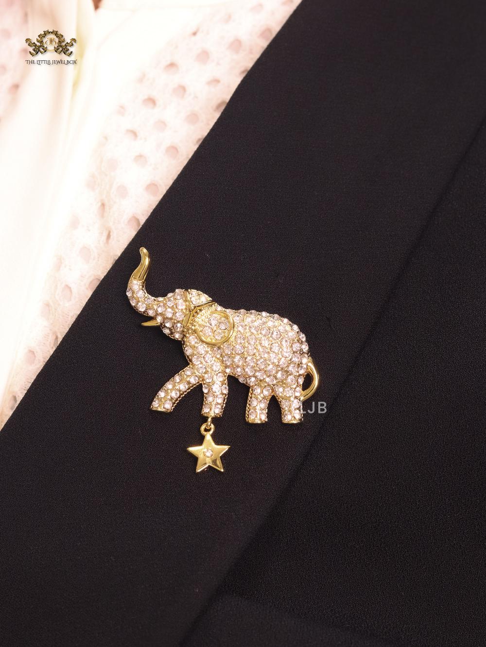 Alphabet CD cz brooch