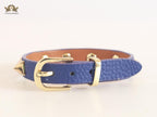 Alphabet V rockstud blue bracelet