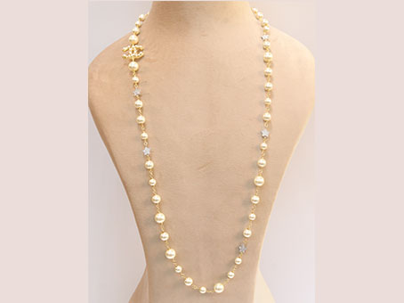 Double C layered necklace