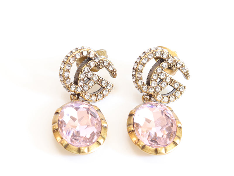 Rustic double G pink drops