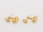 Alphabet B Classic pebble gold drops