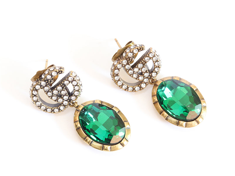 Rustic double G green drops