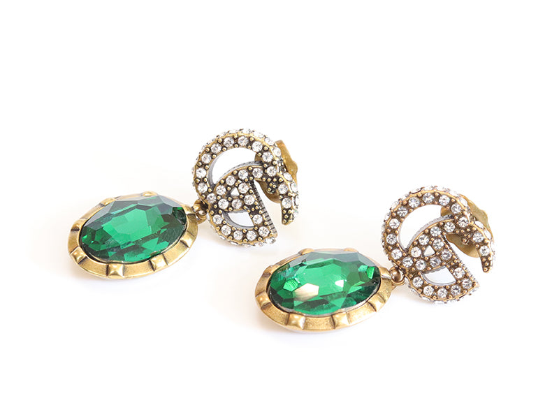 Rustic double G green drops