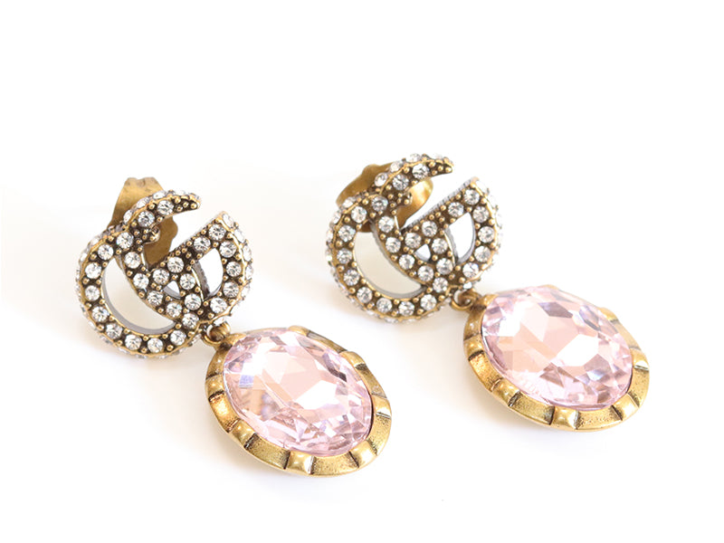 Rustic double G pink drops