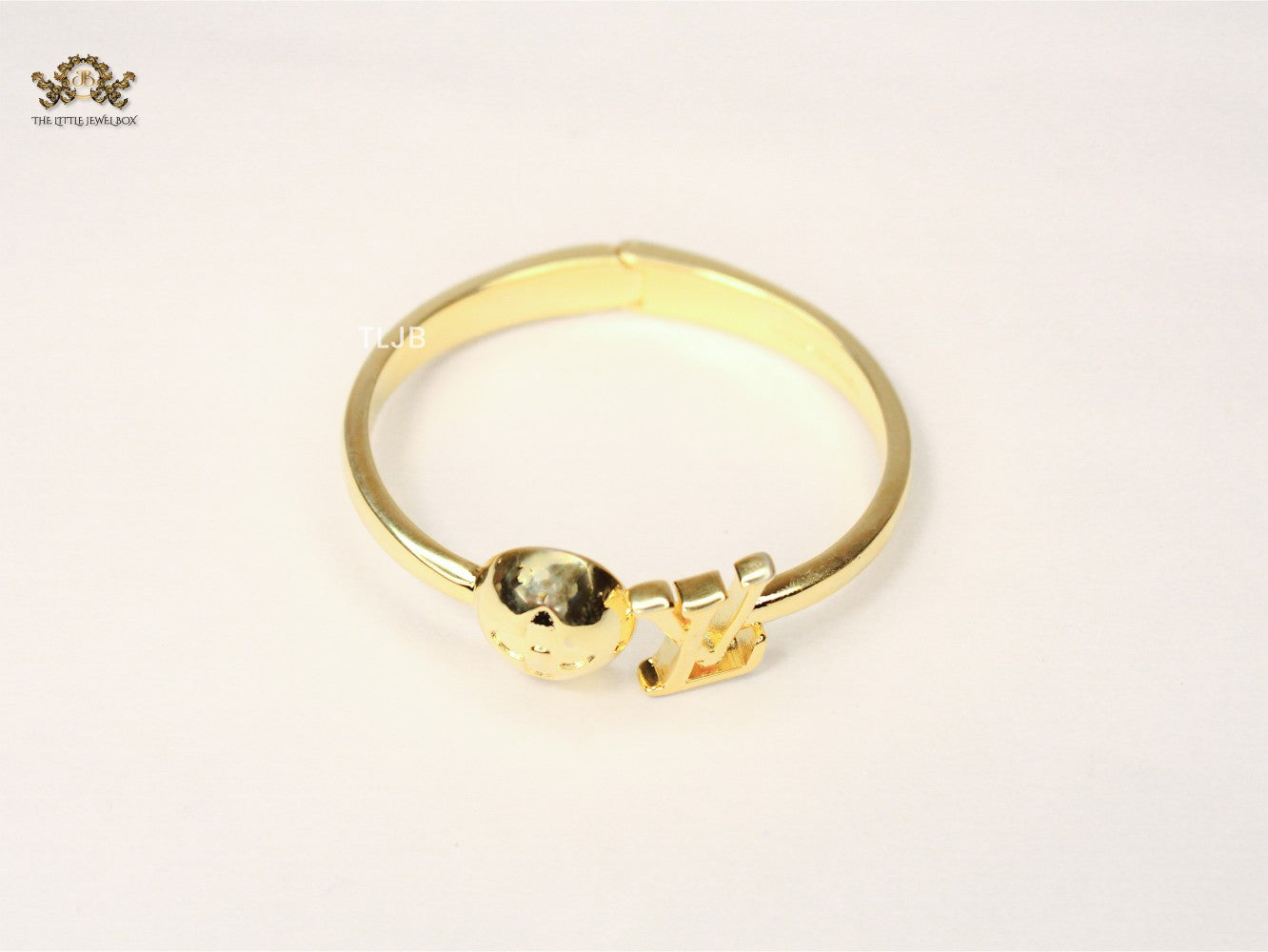 Alphabet LV bangle bracelet