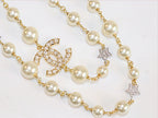 Double C layered necklace