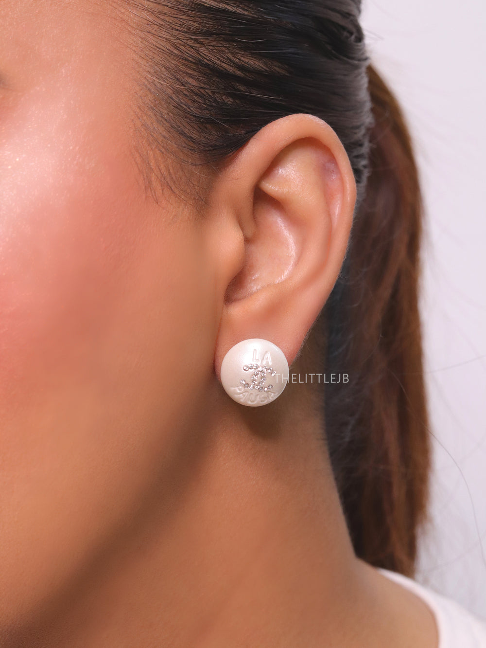 Double C white studs