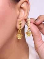 Gold medusa dangles