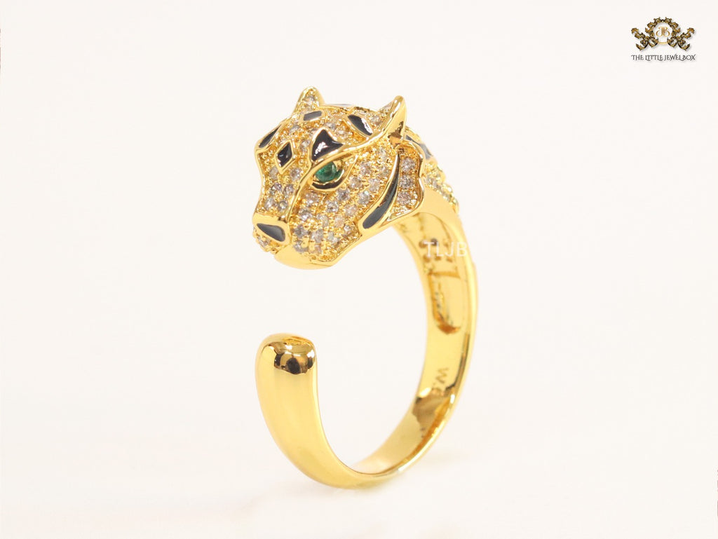 Panther Ring - gold plated