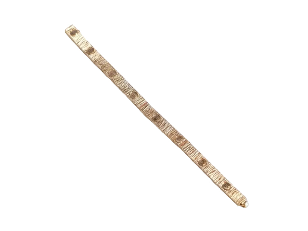 Rose gold love tennis bracelet