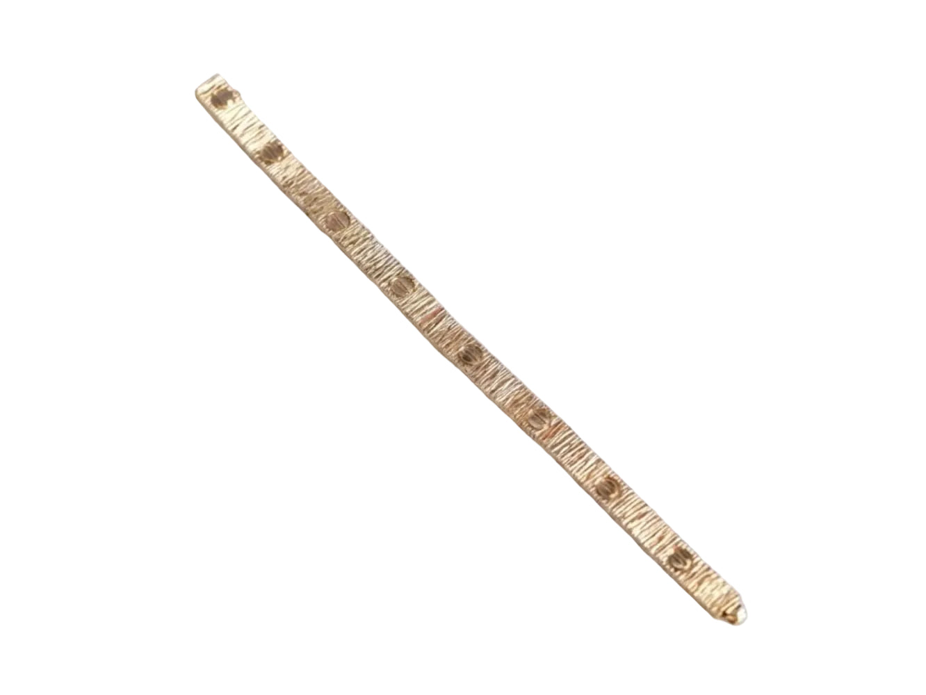 Rose gold love tennis bracelet