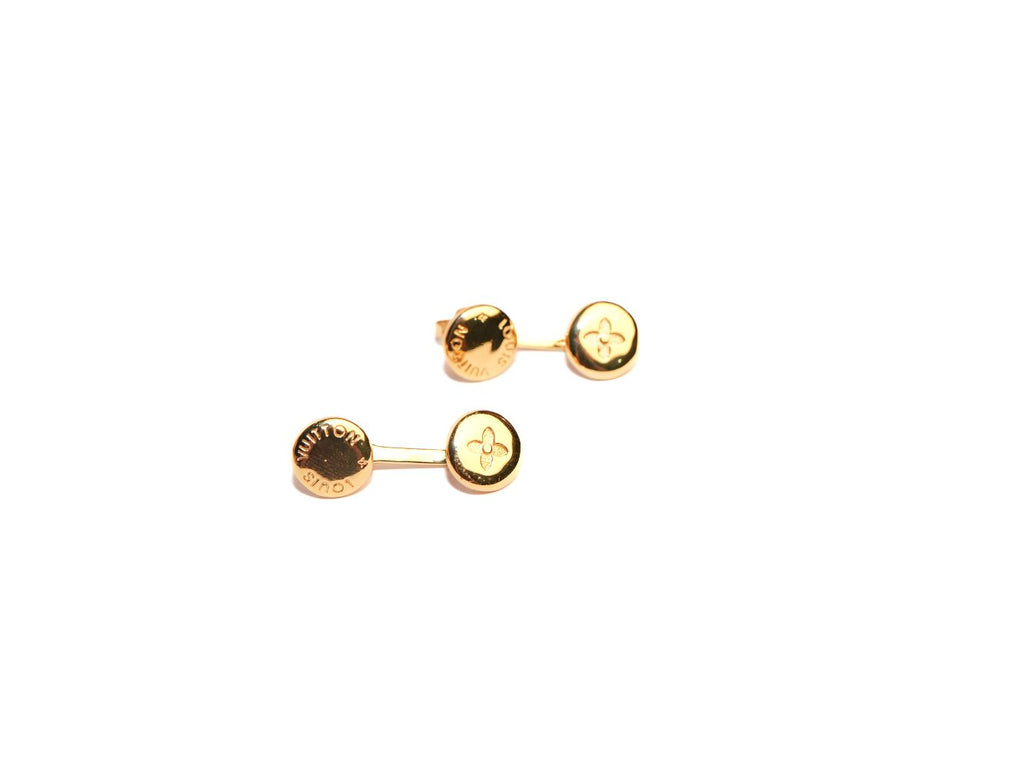 Alphabet L&V Golden Orbit Studs