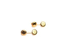 Alphabet L&V Golden Orbit Studs