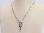 Cz platinum panther sleek chain