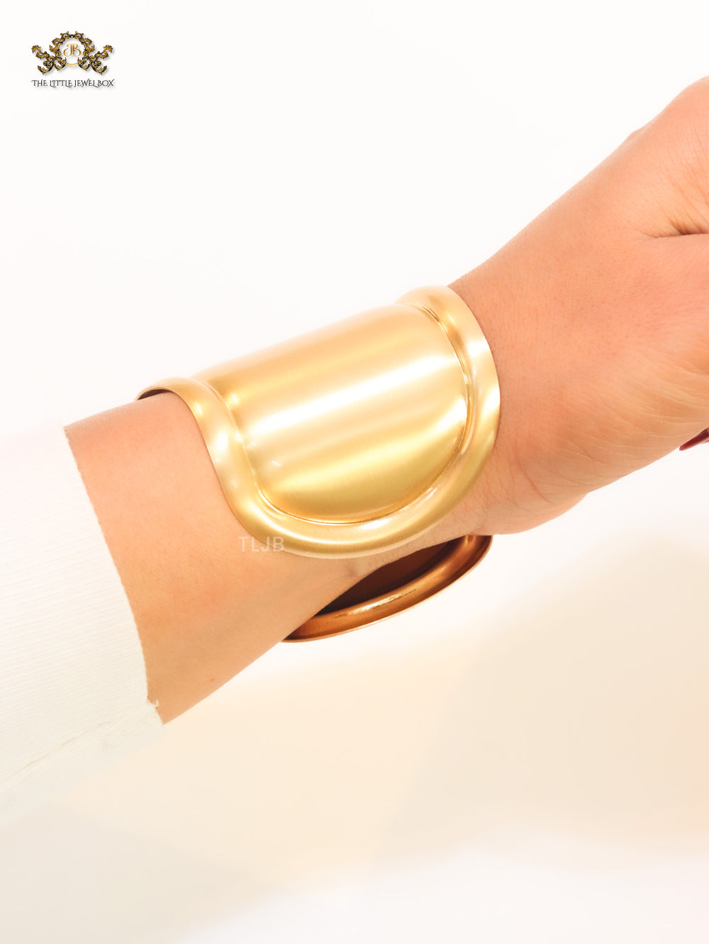 Alphabet Tiff & Co. Matte Gold cuff