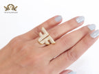 The Playful Alphabet F Ring